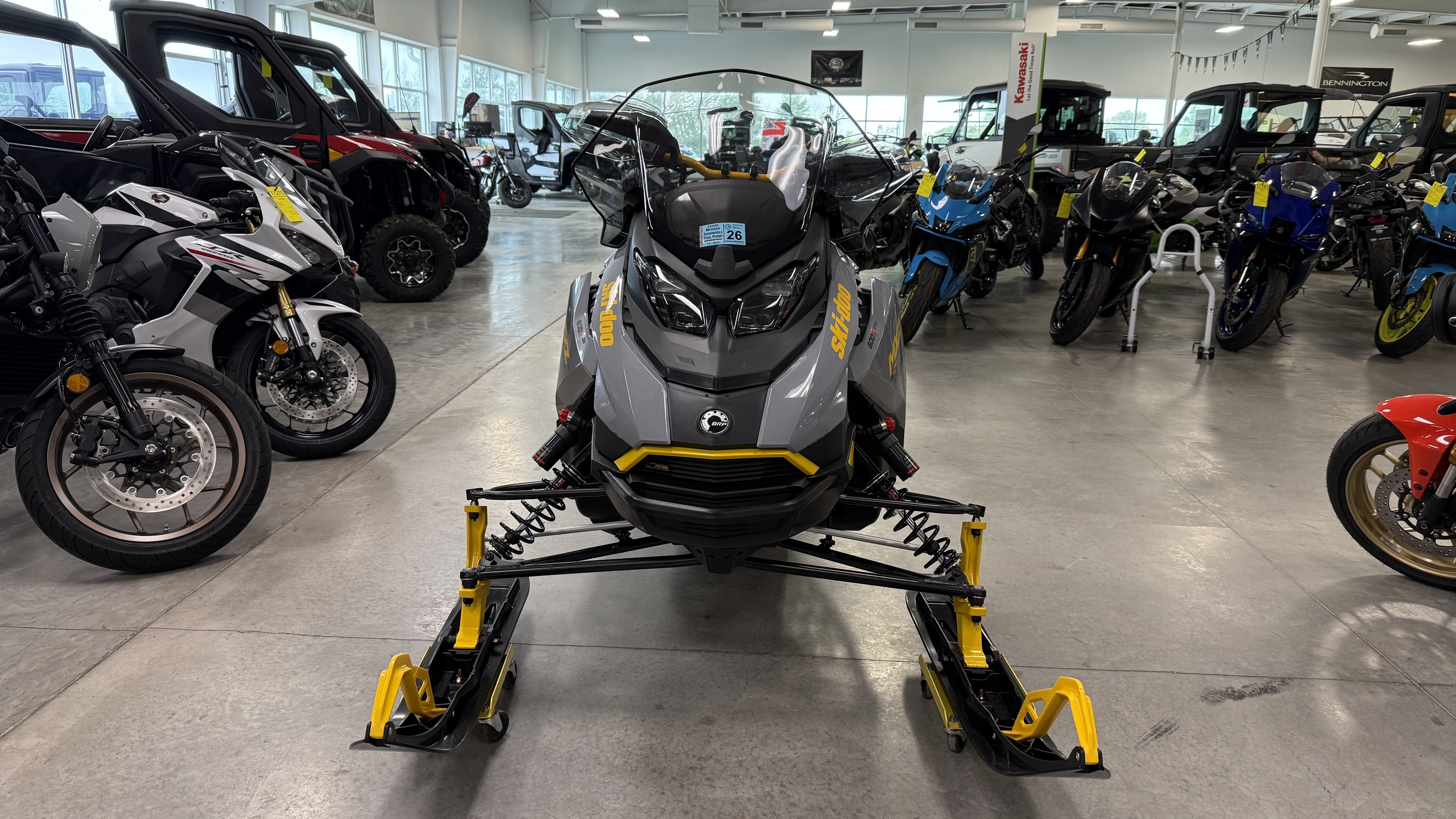 2026 Ski-Doo MXZ Adrenaline with Blizzard Package 600R E-TEC SNOWMOBILE