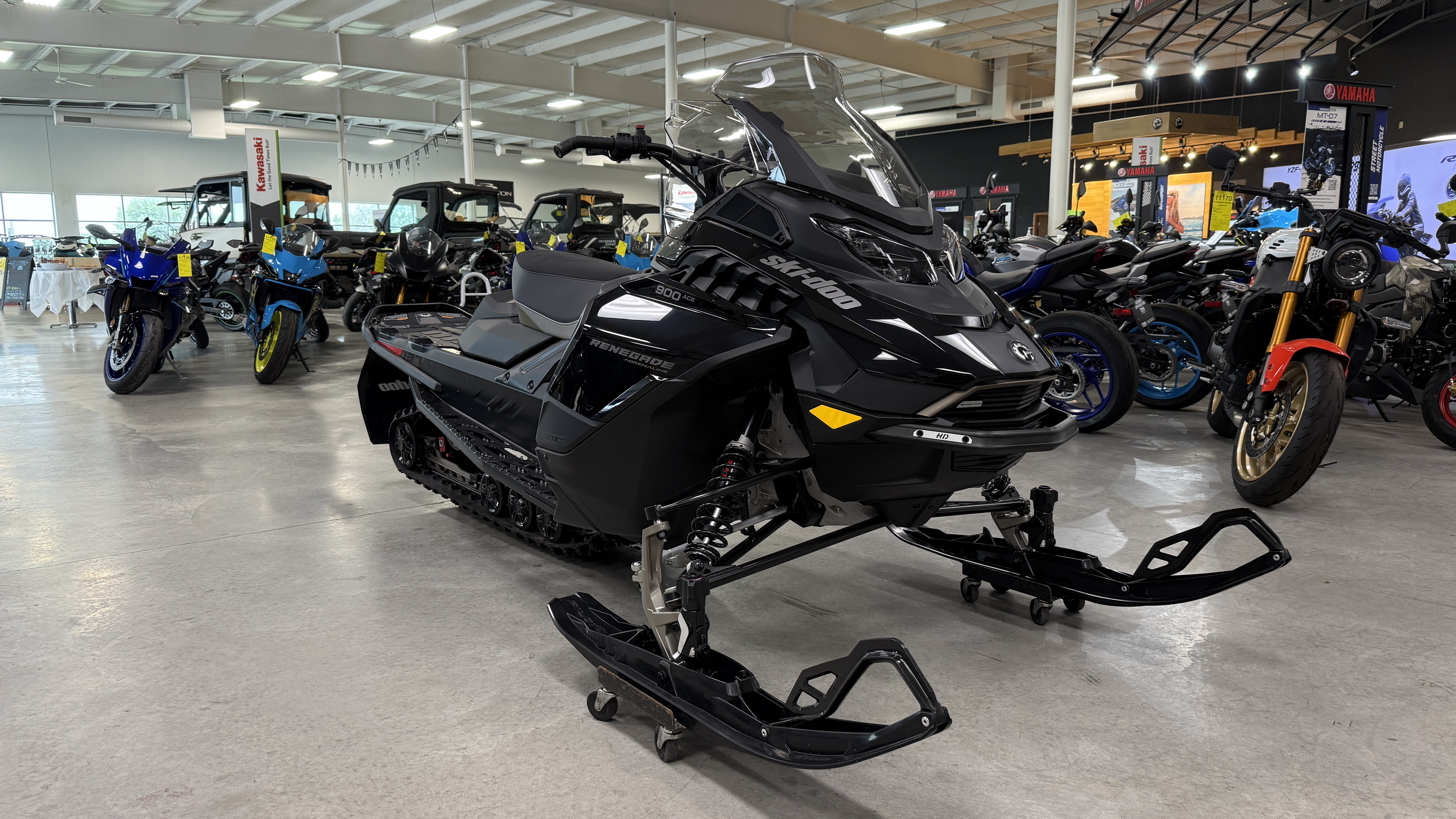 2026 Ski-Doo Renegade Adrenaline with Enduro Package 137 900 ACE Ice Ripper XT 1.25 in SNOWMOBILE
