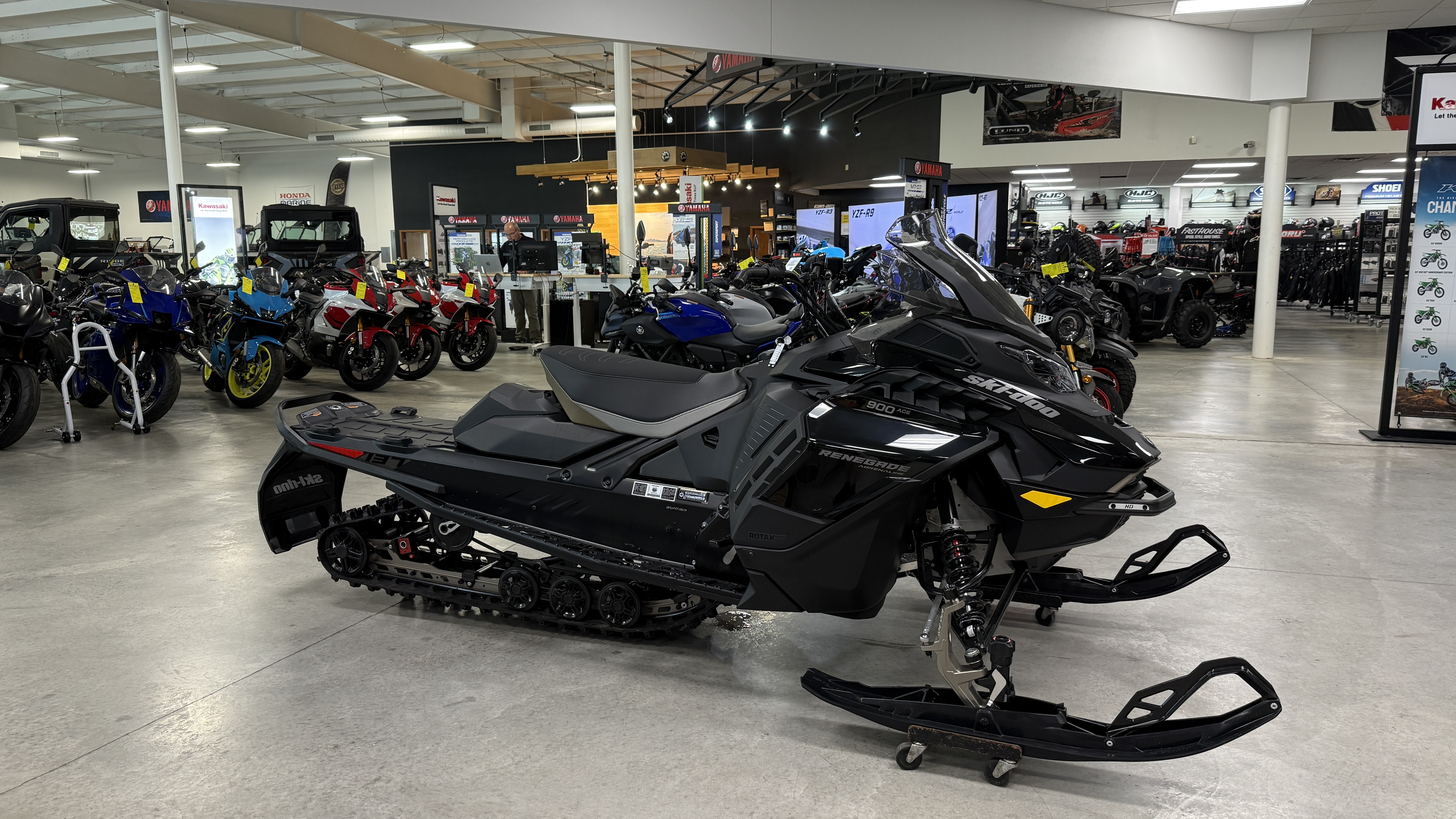 2026 Ski-Doo Renegade Adrenaline with Enduro Package 137 900 ACE Ice Ripper XT 1.25 in SNOWMOBILE