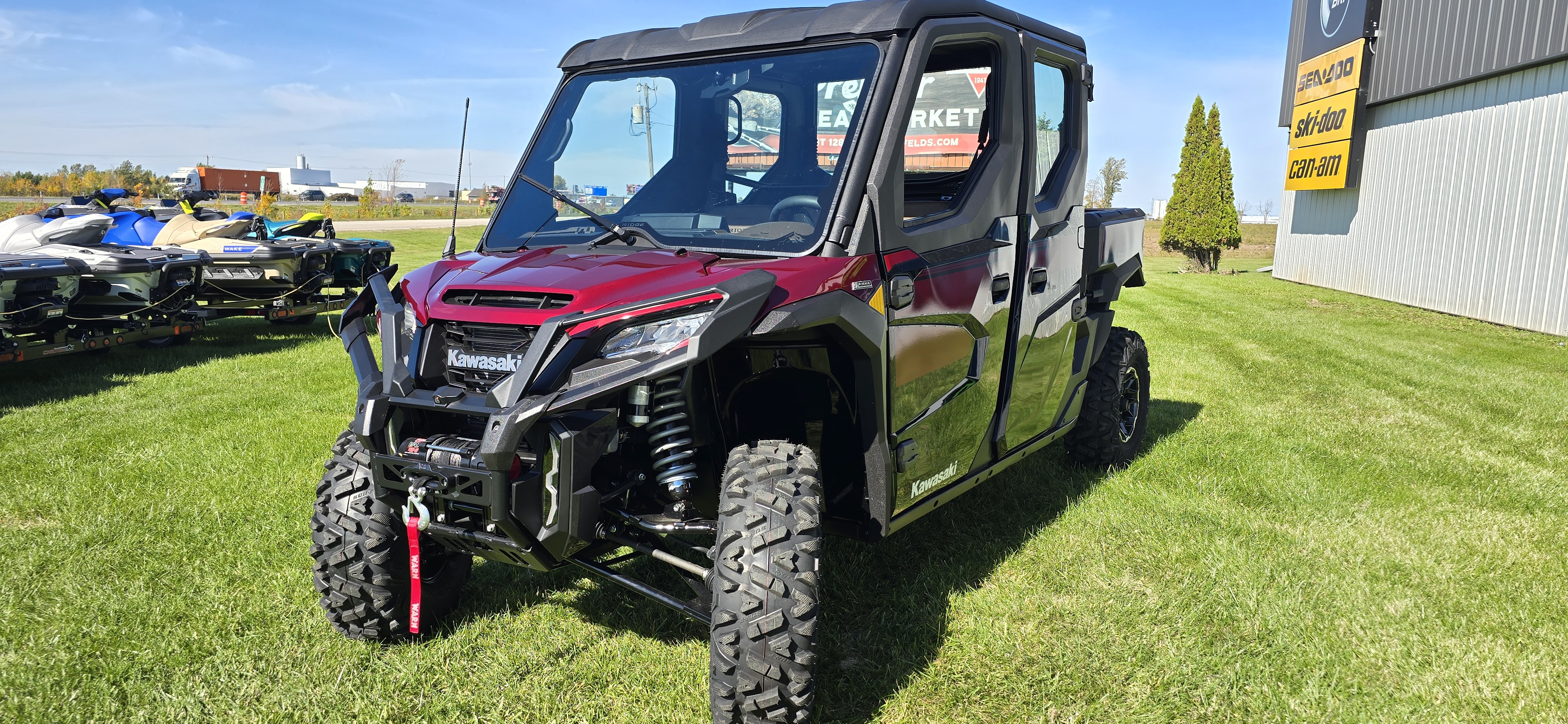 2026 Kawasaki Ridge Crew Platinum Ranch HVAC UTILITY