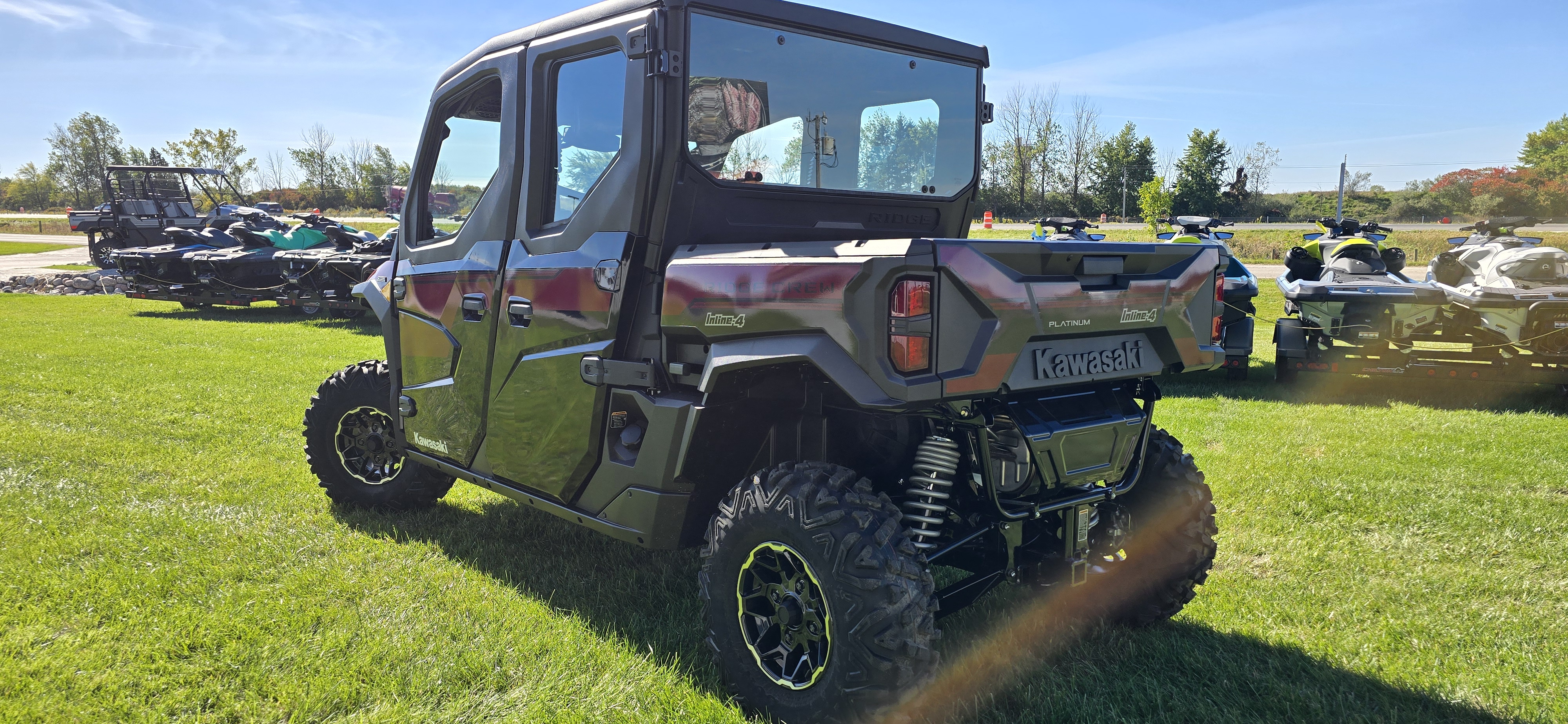 2026 Kawasaki Ridge Crew Platinum Ranch HVAC UTILITY