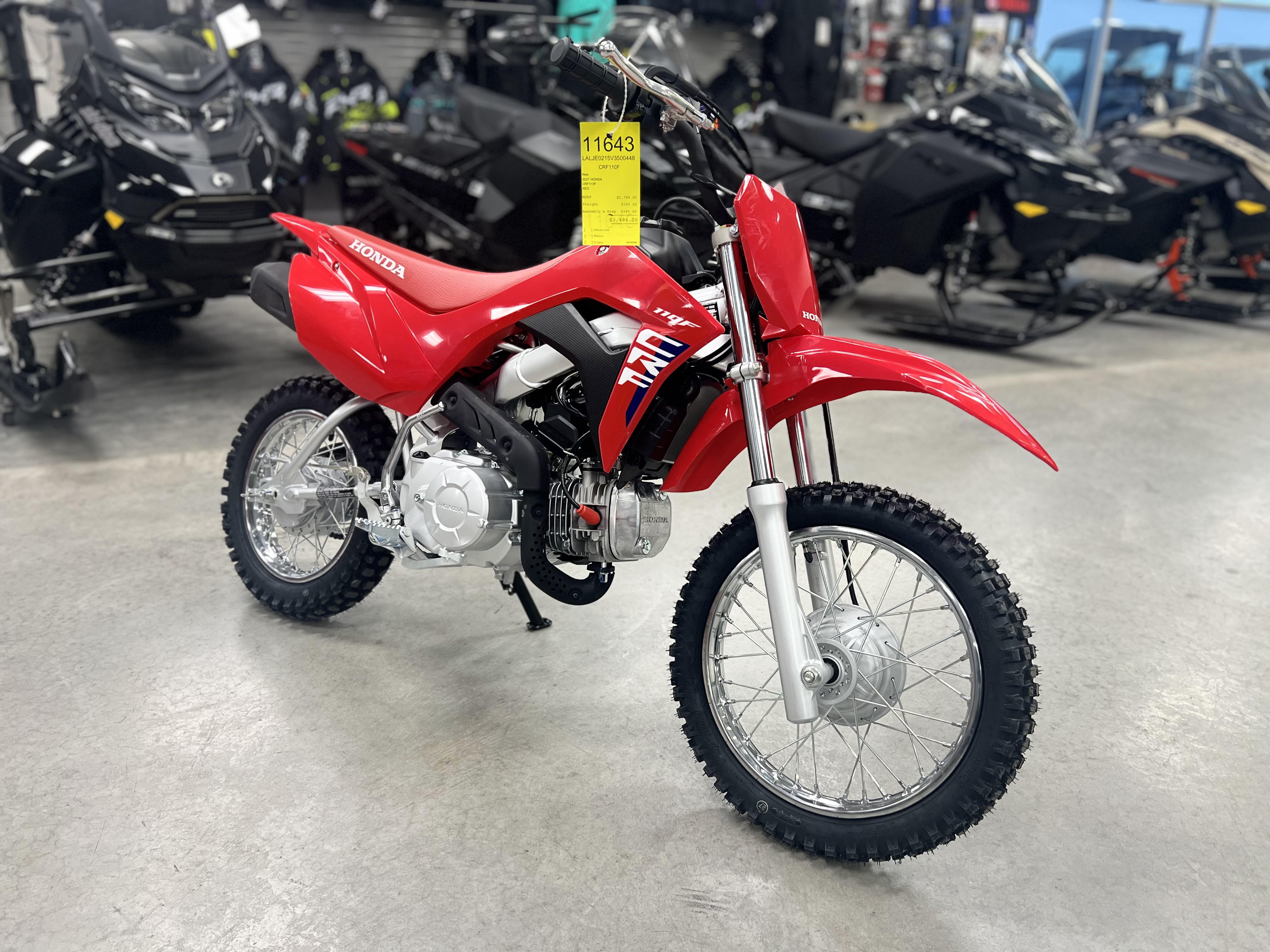 2027 Honda CRF110F MOTORCYCLE