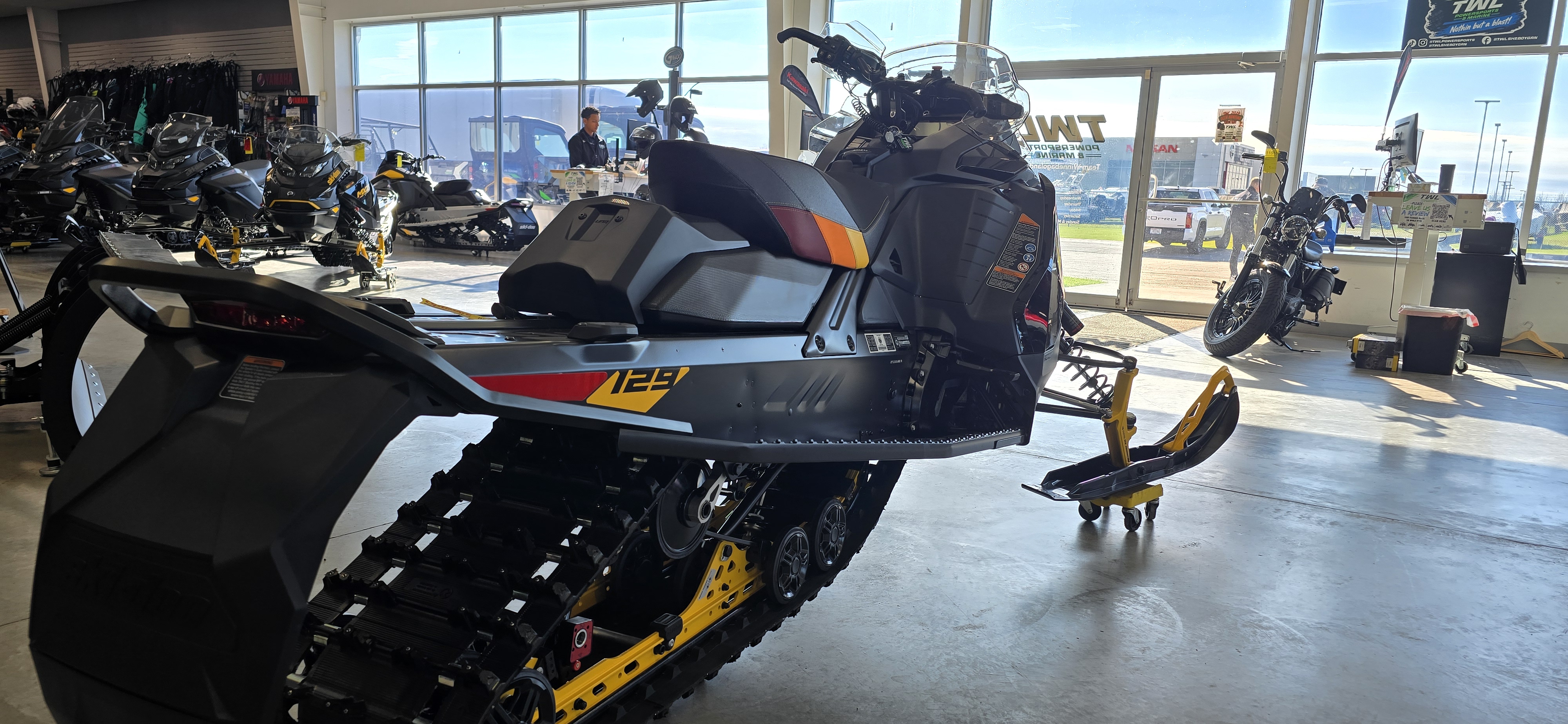 2027 Ski-Doo MXZ Adrenaline with Blizzard Package 129 850 E-TEC Ice Ripper XT 1.25 in SNOWMOBILE